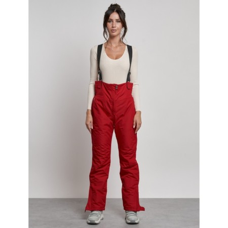 Semicunners of women's winter, size 48, red color-14