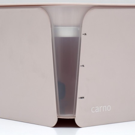 Animal fountain Carno, 2 l, with a water sensor and a filter, 18x16 cm 2 l, pink-4