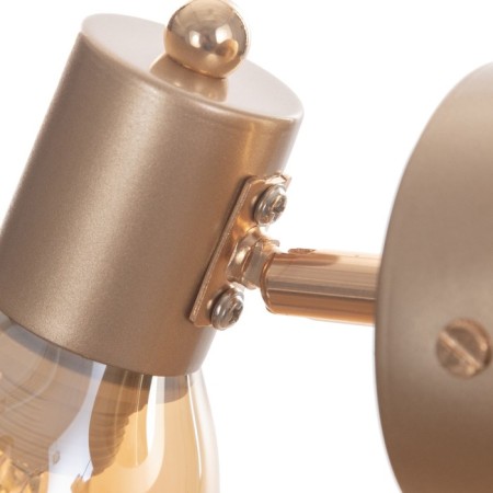Bra "Judy" 1x60W E14 gold 21x10x19cm-6