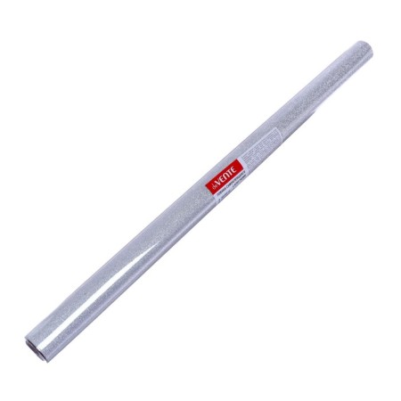 Film self -adhesive color dyvente, 0.45 x 1 m, 100 μm, silver with sparkles