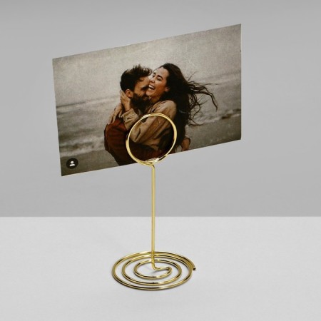 Club with a clip "Circle", 3 × 3 × 8.3 cm, color gold-1