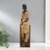 Souvenir Polystone "African in Cuba" Mix under a tree 36x8x10 cm