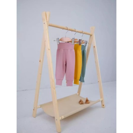 Pants for children on a wide Rant FIRST gum, height 74 cm, color pink cloud-6