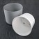 Flower pot with an insert "Lyon", 3 l, color gray color