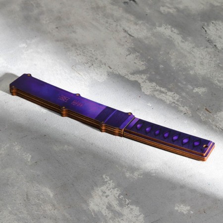Wooden souvenir "Tanto knife" Violet-2