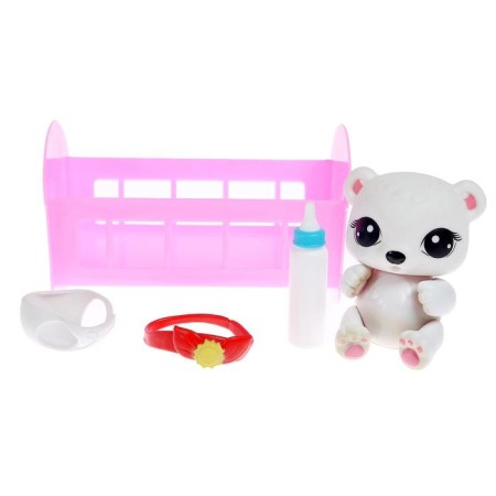 Toy-Surprise "Plyush Spat" in a crib with an accessory, Zoo-micks-4