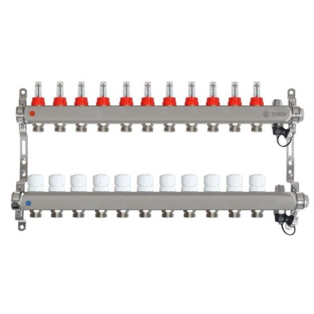 Collector group TAEN UC-11, 1 "X3/4", 11 outputs, with consumables, adjusting valve