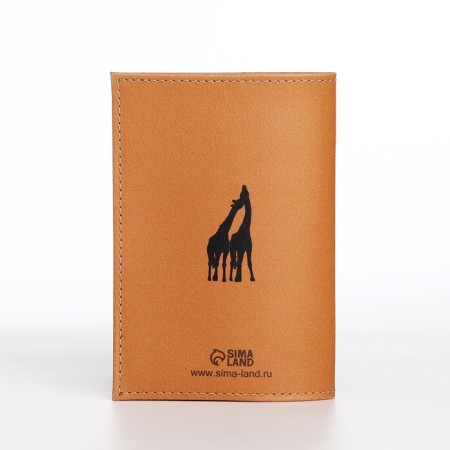 Passport cover, brown color-2