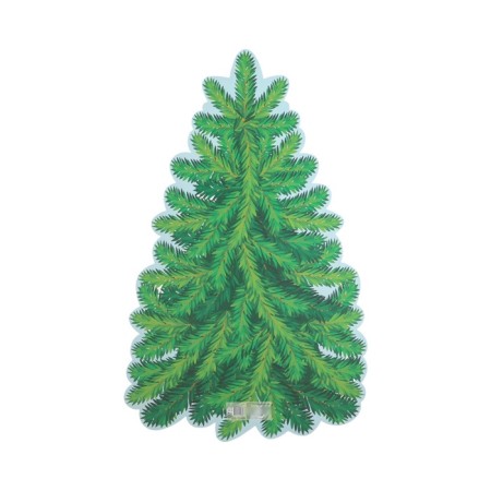 Poster Cuttling "Christmas tree" with Tskokmi for toys, 18 mounts, 60 x 40 cm-1