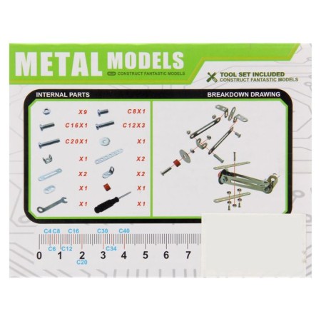 Metal designer "Airpill", 27 parts-1