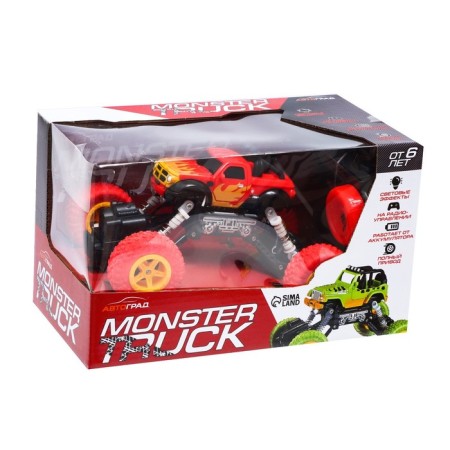 Radio -controlled jeep "Krauler", works on the battery, the color of the red-6