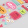 Stick plastic gold embossing "reminder" mix 10.5x23 cm