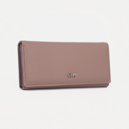 Women's wallet on magnet, pink color