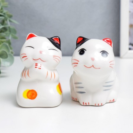 Souvenir Ceramics "Mani -Neko - Joy" MIX 5x5x8.5 cm-1