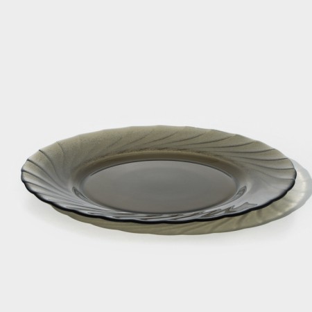 Gaded -glass set Ocean. Eclipse, 19 objects, brown color-2