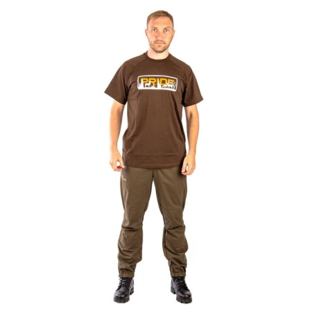 Pride Living Nature T-shirt, cotton, dark brown, rr l l-2