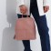 A backpack with a zipper, "Medvedkovo", the color is pink