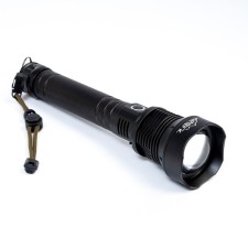 Manual battery lamp 6000 mAh, 1500 lm, 500 m, XHP70, 3 modes, Micro USB, Zoom, 24.8 x 6 x 3