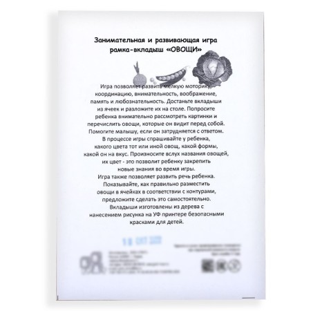 Сортер «Овощи»-4
