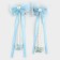Hair clips with a bow of “my princess”, 2 pcs., 4 x 15 cm
