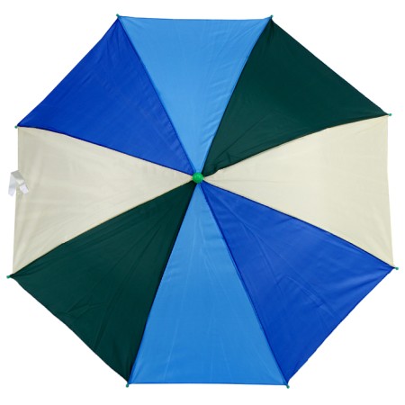 Rainbow umbrella, semi-automatic, with a whistle, r = 38cm, the color of mix-8