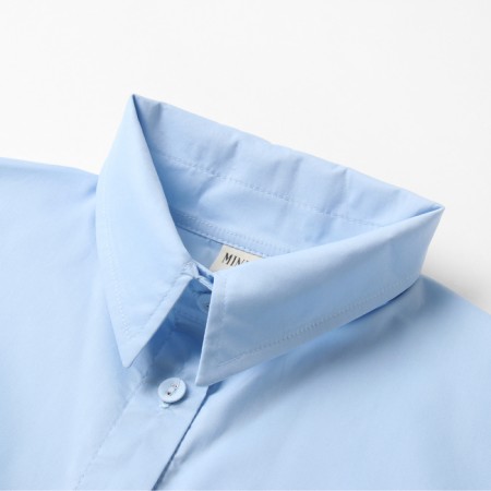 Women's blouse Minaku: Casual Collection Blue color, river 54-6