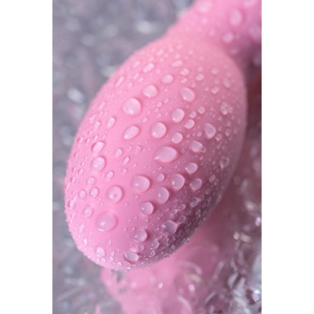 Unrealistic vibrator Love to Love for a G OMG point, silicone, pink color, 17 cm-4