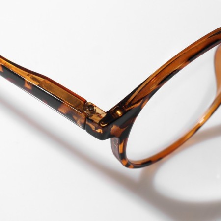 Glasses with a clipon (Clip-on) GA0414 (Color: C1 Leopard; Diopter: +1; Toning: Brown)-5