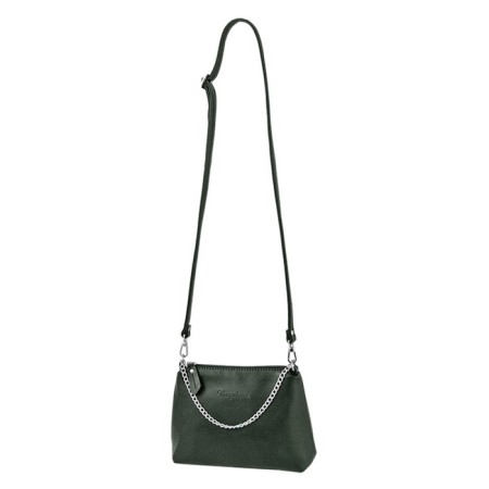 B2692 Bag Cross-Bodi, lightning department, green color 14x20x6.5cm