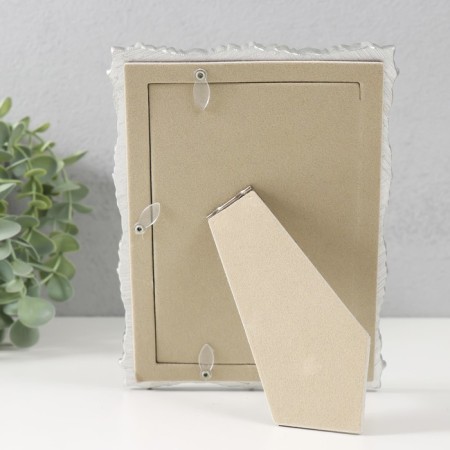 Polystone photo frame 10x15 cm "Duchess" silver 14.7x1.8x19.5 cm-3