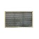Breakfast table "Metal mesh" Glass surface 50x30cm