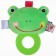 The rattle is soft with the burster "Frog", I crush me