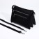 Bag Cross-Bodi with a zipper, 3 outer pockets, black color