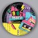 Disposable paper plate "90s", 18 cm, set 6 pcs.