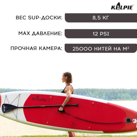 SUP Board inflatable Touring Kelpie 11.5 ", 347x80x15 cm-1
