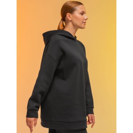 Female hoodies, size 50, black color-1