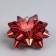 LED toy "Balt-star" 9 × 6 × 9 cm, batteries LR44x3, glow of multi, red
