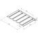 Storage holder F-shaped clamps, wall, black