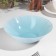 Glass salad -glass "Focus", 500 ml, d = 16 cm, blue color