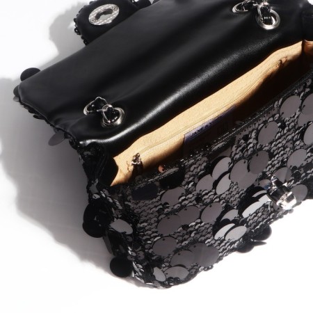 Bag-clate on fasteners, black color-6