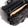 Bag-clate on fasteners, black color