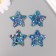 Decor for the work of acrylic bilateral "Brilliant Star" 3.9x3x0.2 cm