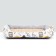 Animal bed, double-sided pillow, 60 x 45 x 15 cm, gray-white