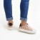 Women's sneakers, beige color, size 38