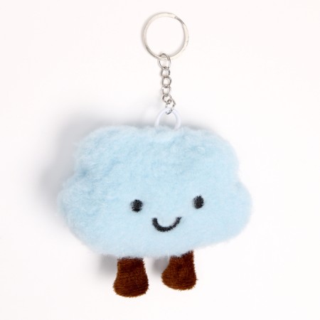 Soft toy "Cloud" on a key fob, 8 cm, color mix