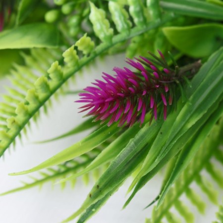 Bouquet "Fern and Fluff" 30 cm, mix-1