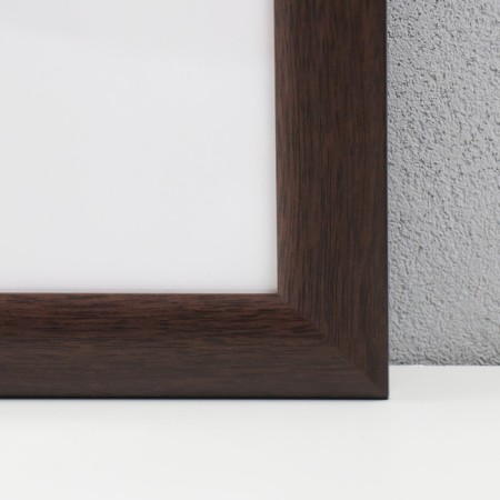 Photo frame Plastic "Mira" 40x50 cm dark nut (plastic screen)-1