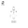 Ceiling lamp ST LUCE. ST114.207.01. 1x50 W, GU10, 6.5x6.5x9.3 cm, golden color