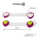 Universal door blocker, 2 pcs.