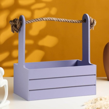 Box - wooden Kashpo 25x15x30 "September 1" lavender-2